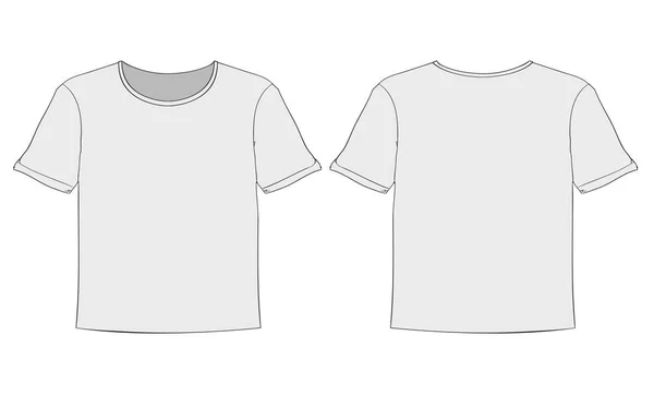 Blank tshirt clip art | Blank t-shirt vector design template. Simple ...