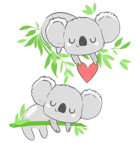 Funny Cute Koalaストックベクター ロイヤリティフリーfunny Cute Koalaイラスト ページ 10 Depositphotos