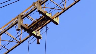 Vinç çalışma yakın çekim