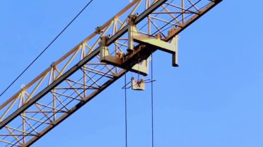 Vinç çalışma yakın çekim