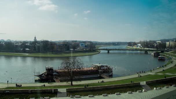 Ciudad de Cracovia timelapse — Vídeos de Stock