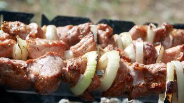 Barbekü lezzetli et Barbekü 4k