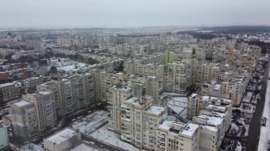 Ukrayna 'nın Chervonograd şehrinin en iyi manzarası