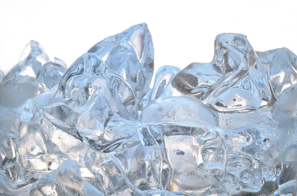 分離された冷凍氷とガラス — ストック写真