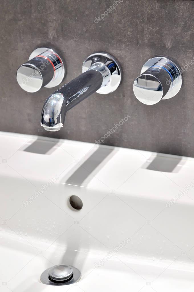 Modern bathroom taps