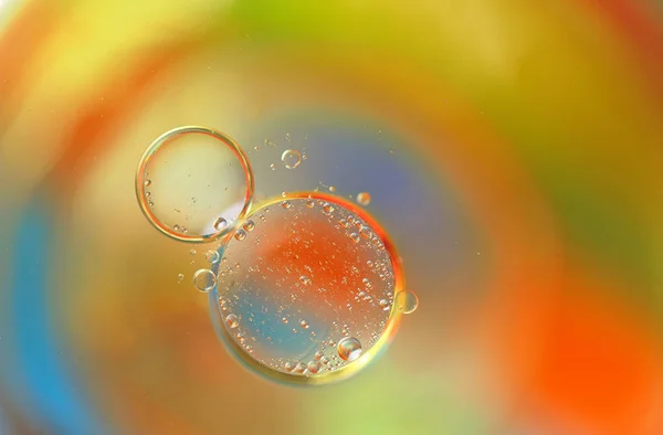 Färgstarka bakgrund med bubblor — Stockfoto