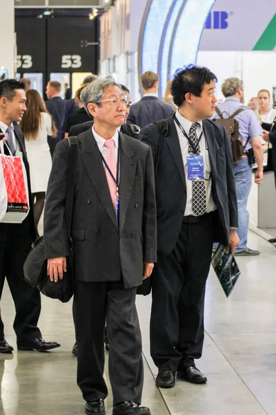 Delegados dos países da Ásia no Fórum do Gás . — Fotografia de Stock