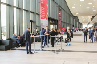 Lobi expo forumda oturma alanı.