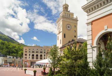 Rosa Khutor bölgede.