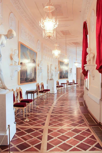 Galeria interior grega Palácio de Gatchina . — Fotografia de Stock