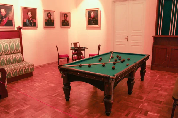 The interior of the billiard room of Paul the First. — Stock Photo, Image