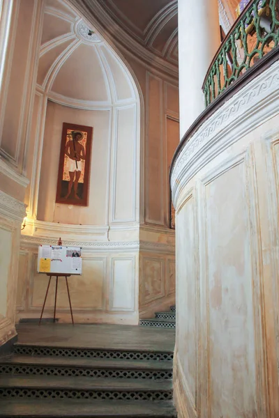 Die Treppe im Turm des Gatchina-Palastes. — Stockfoto