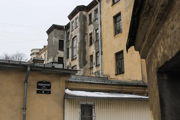 La vieille partie de la maison plâtrée . — Photo