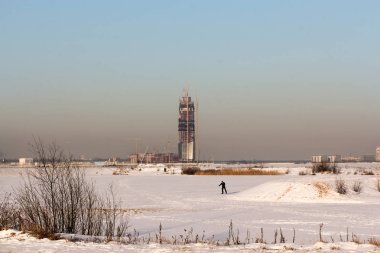 Office Gazprom bina, Lahti Merkezi İnşaatı.