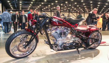 Parlak zarif motosiklet.