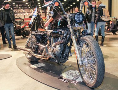 Özel motosiklet modeli.