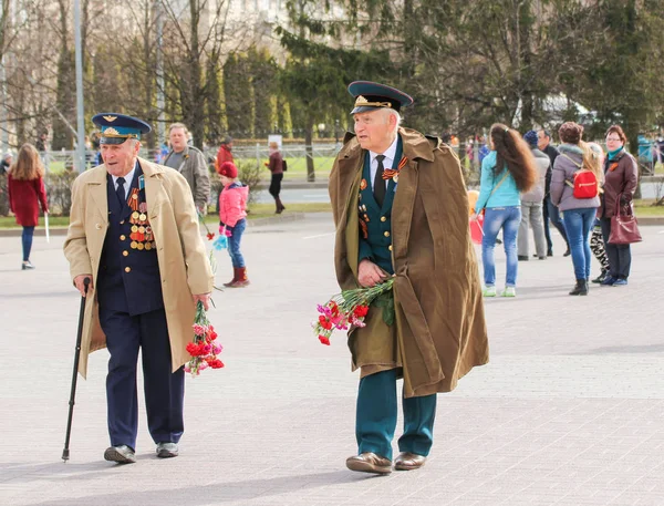 Veteranos de la guerra patriótica . — Foto de Stock