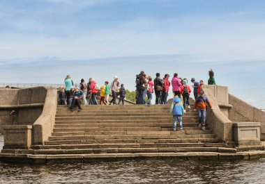 Komutanın Wharf granit merdiven.