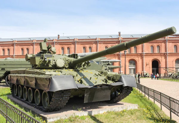 Radziecki czołg t-72. — Zdjęcie stockowe