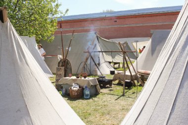 Konut ve nesneleri eski Viking.