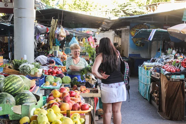 Alıcı ve satıcı. — Stok fotoğraf