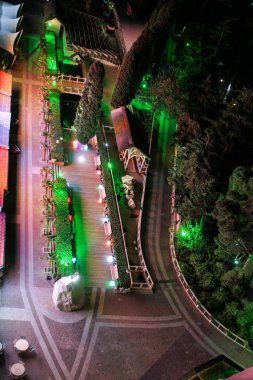 Bölge bitişik balkondan görüntülemek.