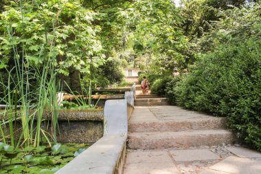 Bahçedeki merdivenler..