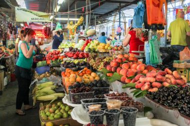 Bereket market sayaçları.