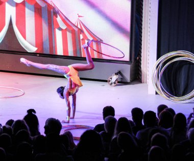 Bir çember ile rakam.