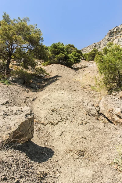 Dağ tesisleri yamaç.