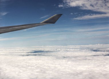 bulutların altında kanat.