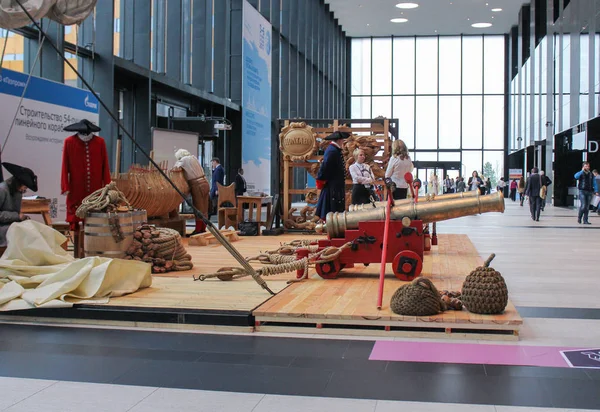 Выставка корабельных ремесел в Expo Forum . — стоковое фото