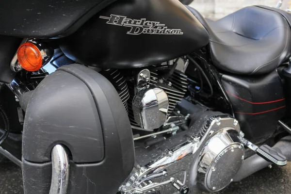Детали и компоненты мотоцикла . — стоковое фото