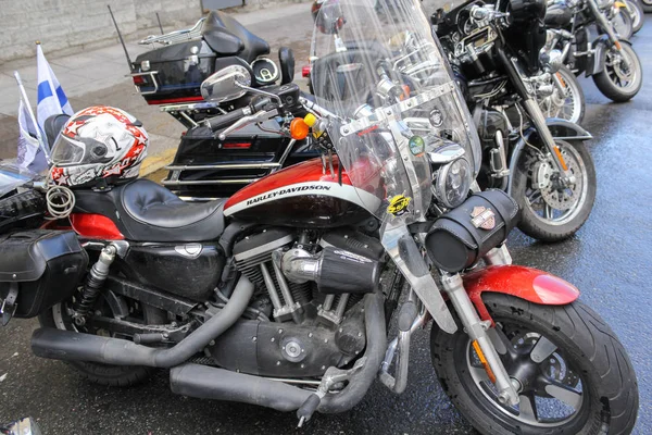 Motocicletas puestas en fila . —  Fotos de Stock
