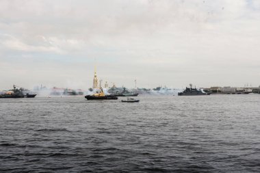 Petro-Pavlovsk kale deniz törende.