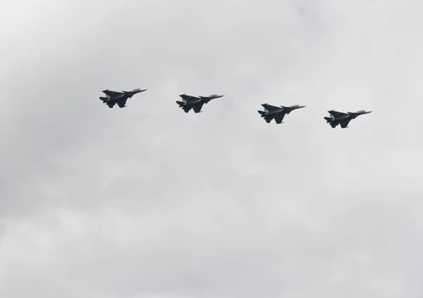 A estrutura das aeronaves de combate . — Fotografia de Stock