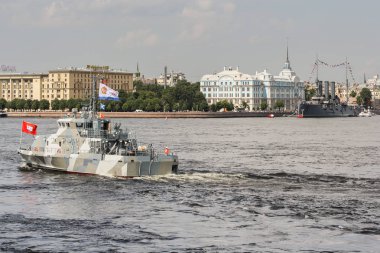 Savaş tekne ve kruvazör Aurora.