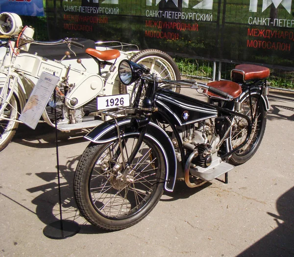 La motocicleta retro BMW 1926 de lanzamiento . — Foto de Stock