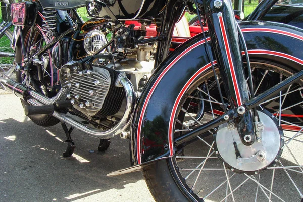 El motor de una motocicleta rero . —  Fotos de Stock