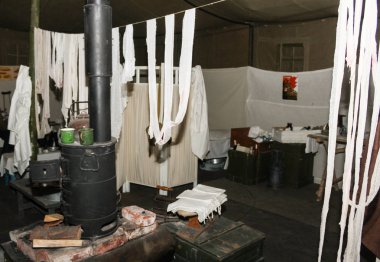 Askeri Sahra Hastanesi iç.