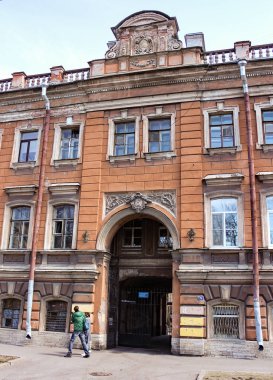 Antik evlerin mimarisi.