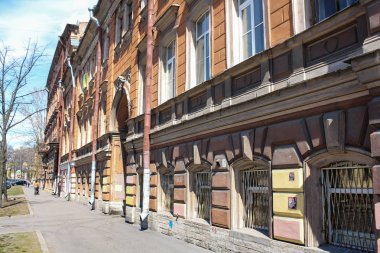 eski bir evin Cephesi.