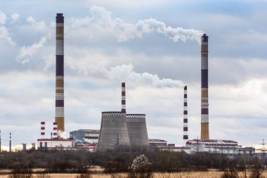 Hidro elektrik santrali kabukları.