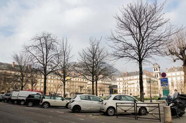 Parkering av träden. — Stockfoto