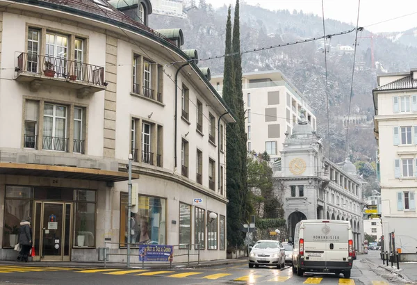 Montreux Switzerland March 2018 Architecture Views European Cities — Stock Photo, Image