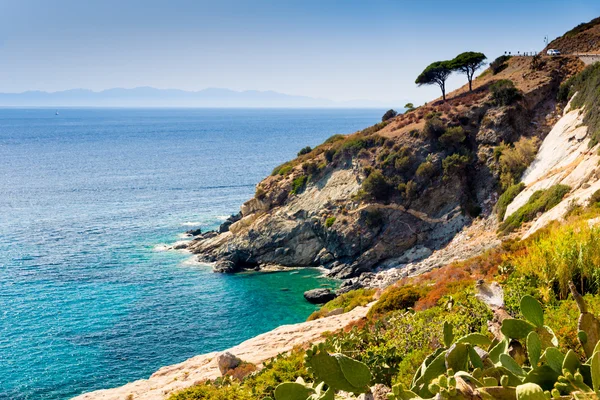 Isola d'Elba mare vicino Pomonte — Foto Stock