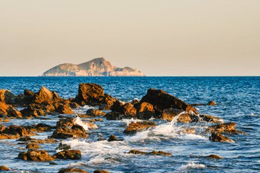 The Cerboli island near Elba and Piombino, Italy clipart