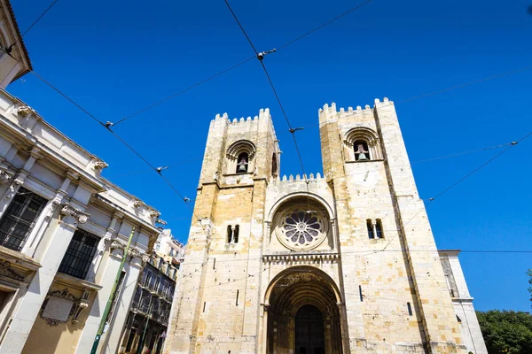 A Catedral de Lisboa em Portugal — Fotografia de Stock