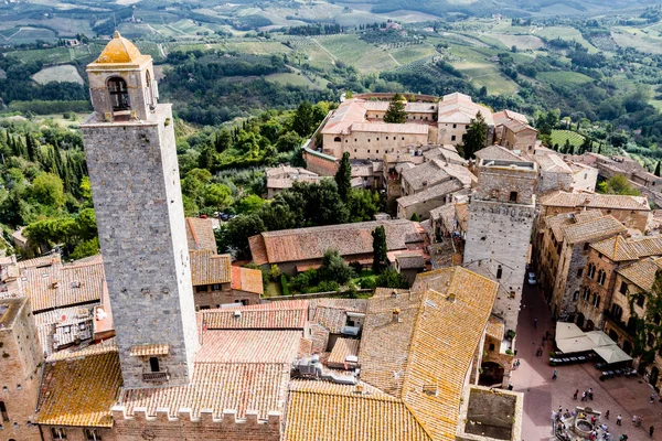San Gimignano is a medieval town in Tuscany — Stock Photo, Image