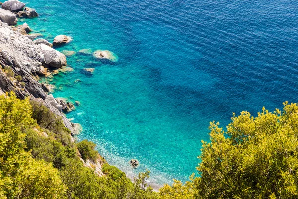 Isola d'Elba mare vicino Pomonte — Foto Stock